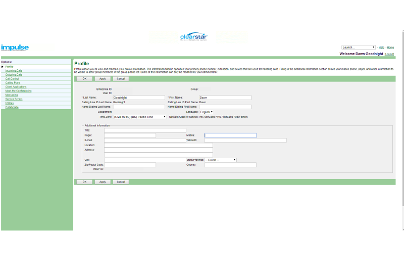 end user web portal