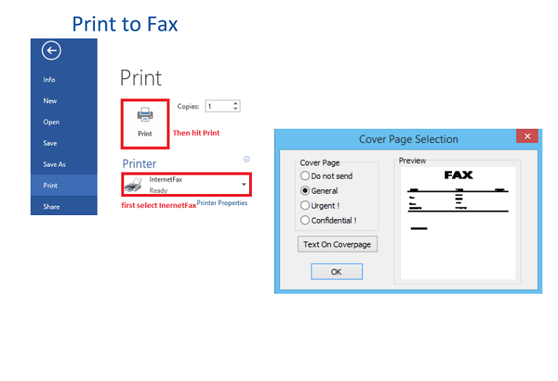 print to fax